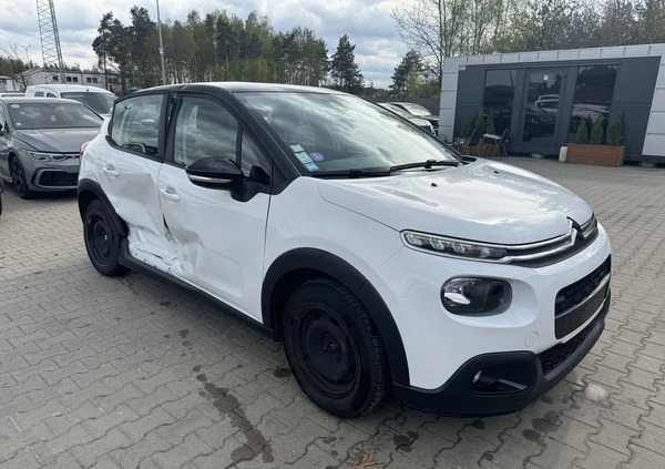 Citroen C3 cena 27500 przebieg: 76848, rok produkcji 2017 z Chrzanów małe 106